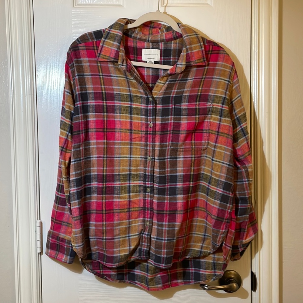 American Eagle Plaid Flannel